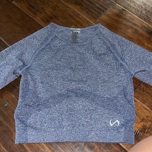 TLF dry fit long sleeve crop shirt